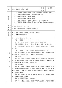 生物八年级上册第二节 先天性行为和学习行为教案设计