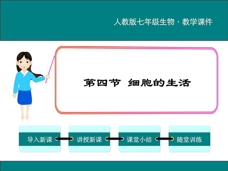 2.1.4 细胞的生活 PPT教学课件01