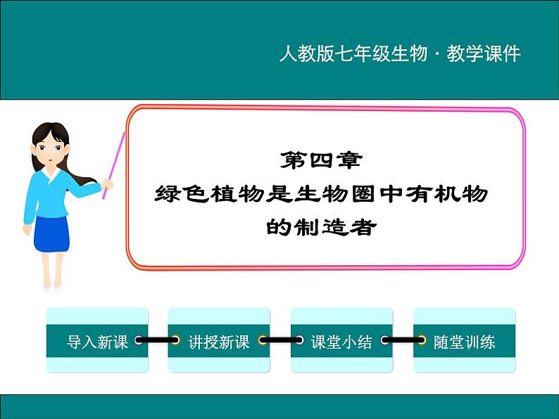 3.4 绿色植物是生物圈中有机物的制造者 PPT教学课件01