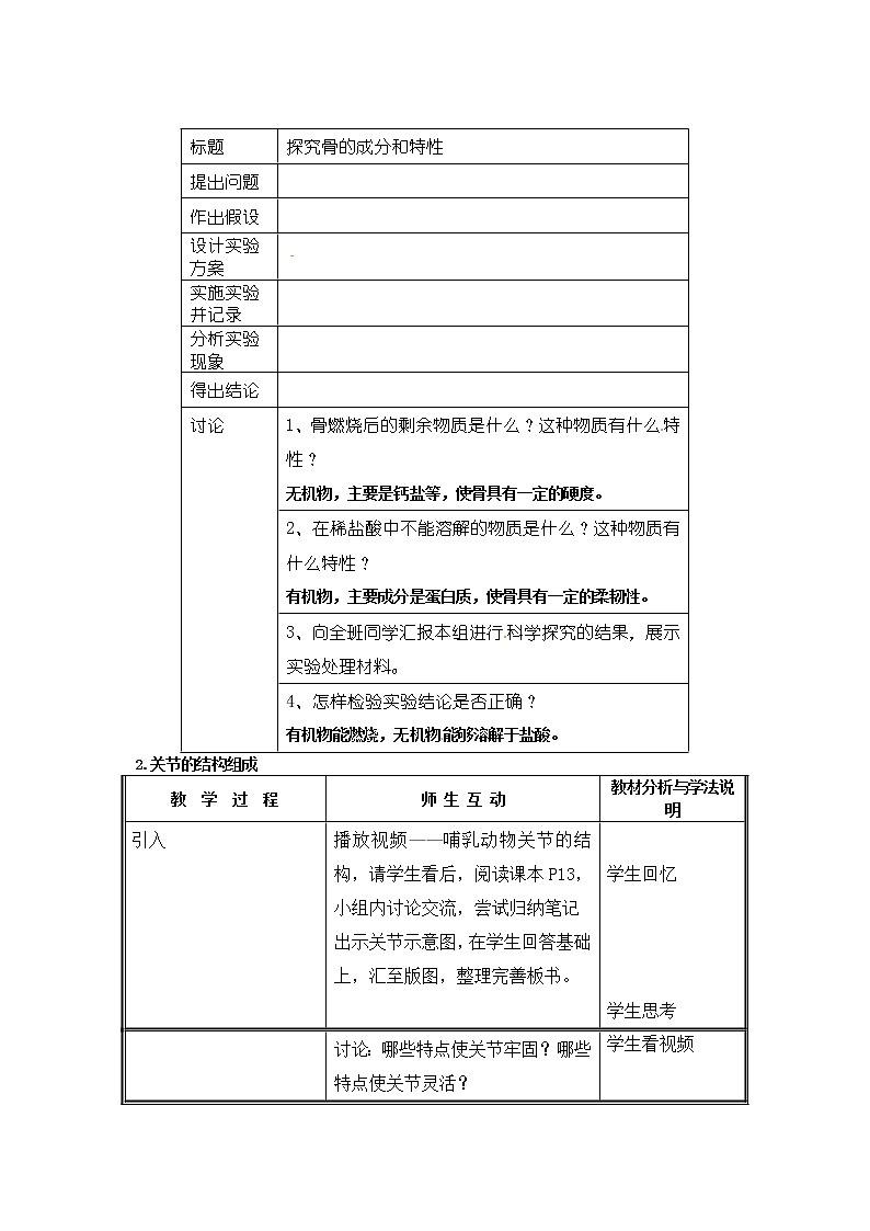 15.2.1  骨和关节+教案02