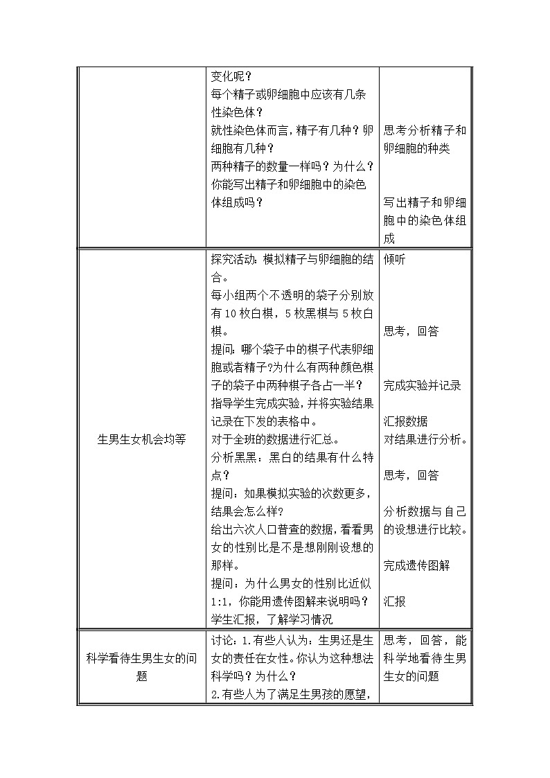 20.4  性别和性别决定+教案02