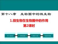 初中生物北师大版八年级上册第五单元  生物圈中的动物和微生物第18章  生物圈中的微生物第1节  微生物在生物圈中的作用多媒体教学课件ppt