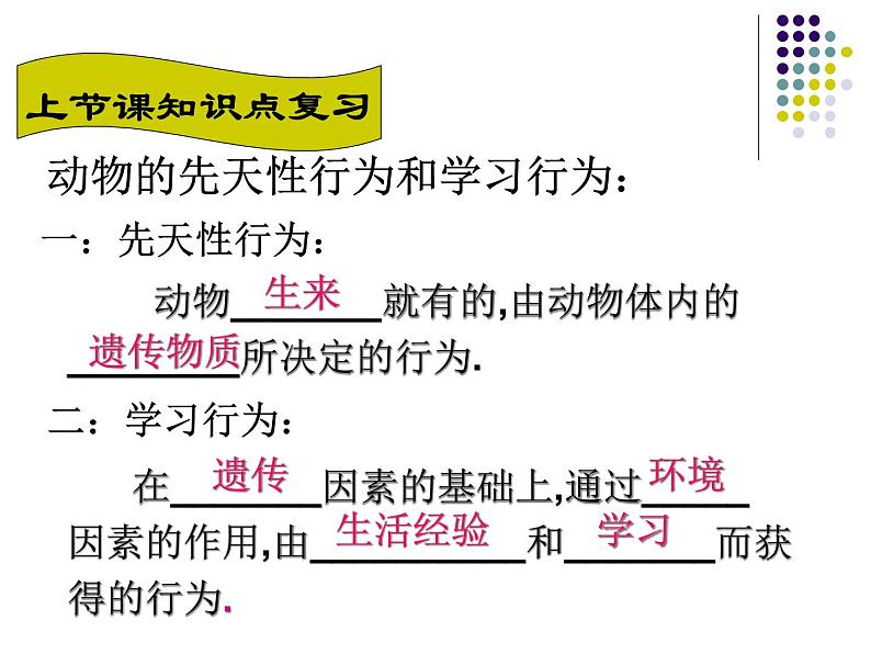 2018年秋人教版生物八年级下册教学课件：  第五单元 第二章 第三节  社会行为02