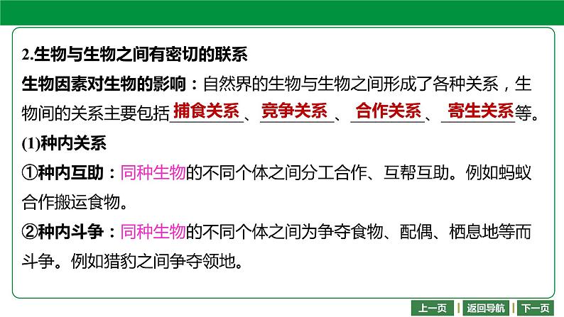 人教版2021年中考一轮复习生物课件  第一单元 第二章　了解生物圈 课件（共115张）07