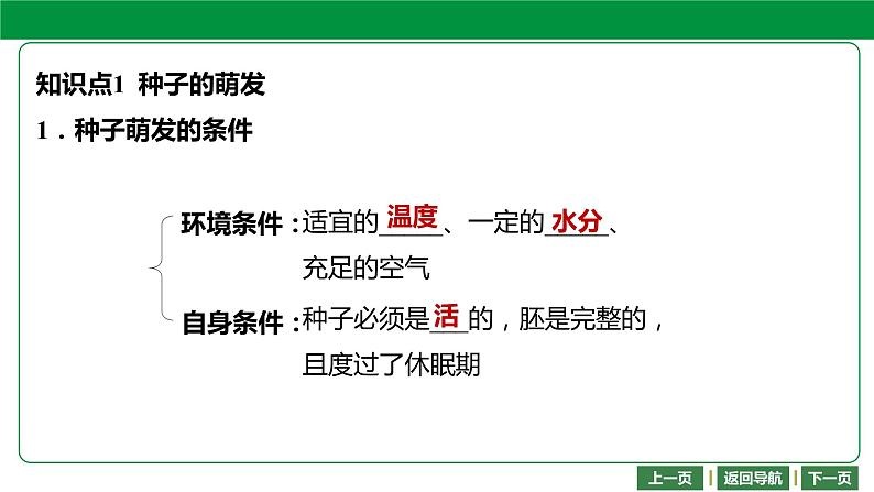 人教版2021年中考一轮复习生物课件 第三单元 第二章　被子植物的一生04