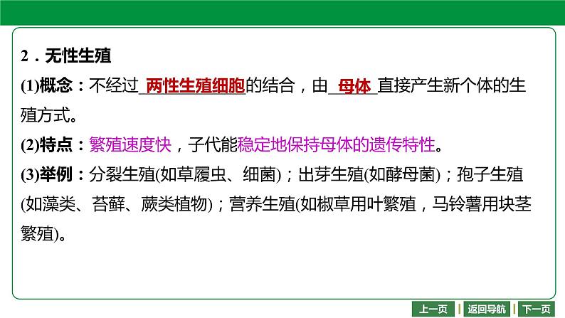 人教版2021年中考一轮复习生物第七单元 第一章 生物的生殖和发育 课件第5页