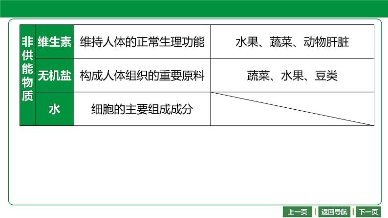 人教版2021年中考一轮复习生物 第四单元 第二章   人体的营养 课件05