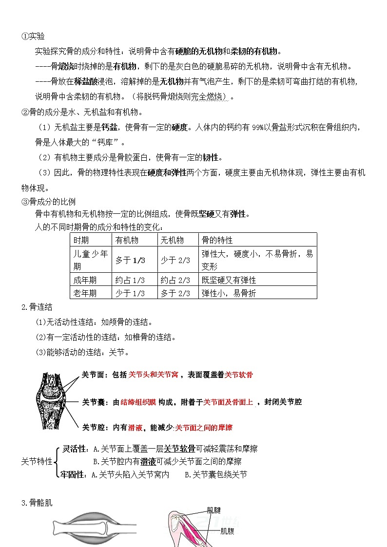 北师大版生物中考一轮复习学案：第五单元 生物圈中的动物和微生物02