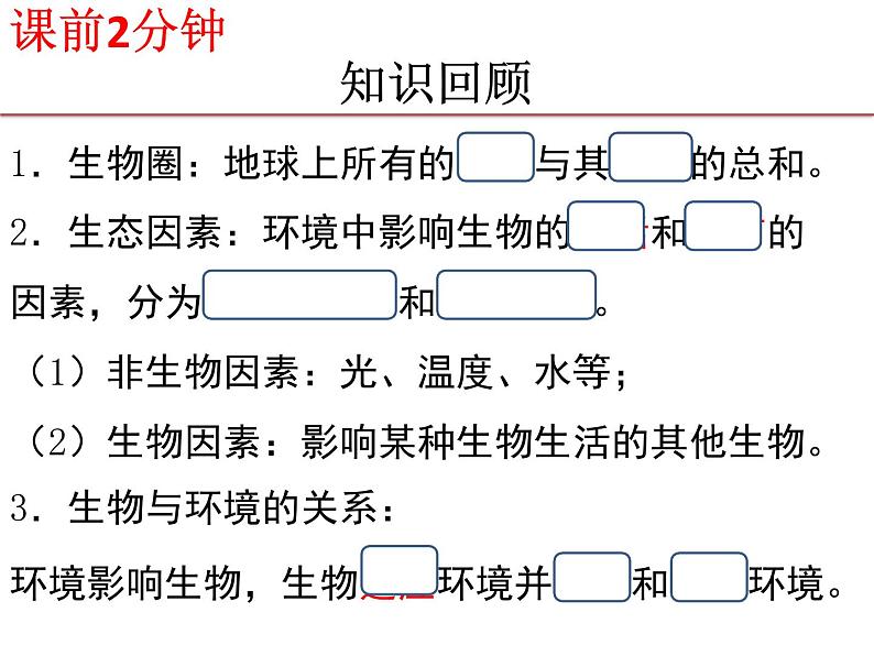 人教版七年级上册1.2.2生物与环境组成生态系统课件（26张ppt）第1页