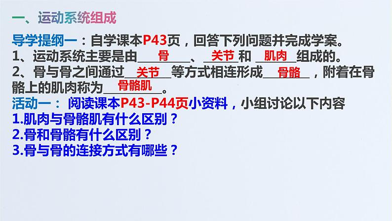 山东省青岛市青岛大学附属中学2020-2021学年第一学期八年级生物上册5.2.1动物的运动  课件（18张PPT）02