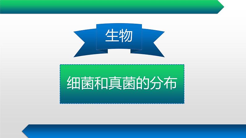 人教版八年级 生物 第五单元 生物圈中的其他生物 第一节 细菌和真菌的分布课件（20张ppt）第1页