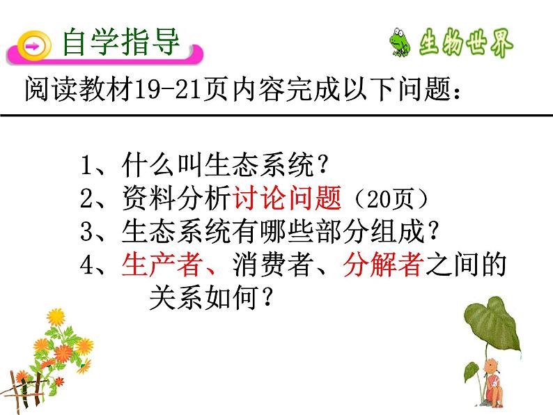 人教版生物七年级上册：1.2.2  生物与环境组成生态系统（共40张PPT）课件第6页