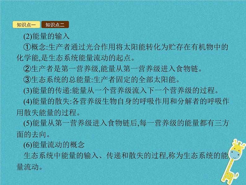 2021年济南版八年级生物下册6.2.3能量流动和物质循环 课件04