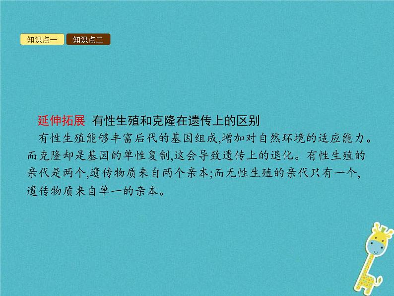 2021年济南版八年级生物下册7.2.2克隆技术 课件04