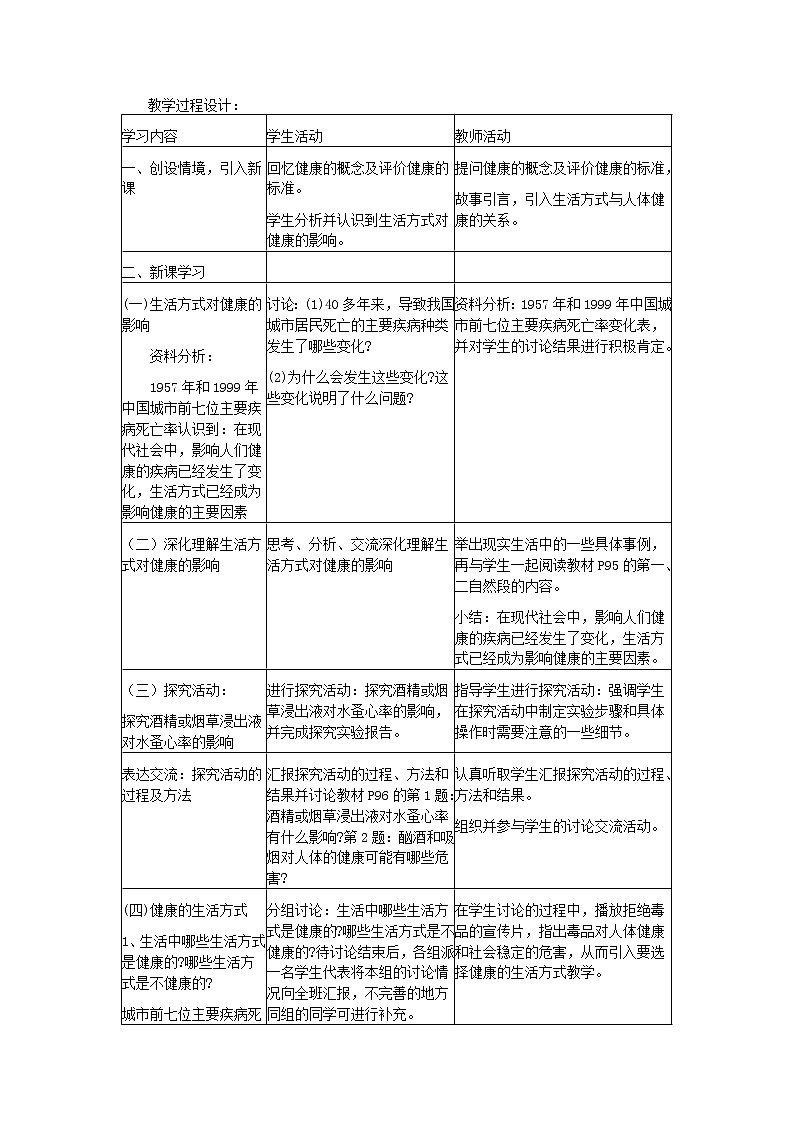 人教版八年级生物下册第8单元第3章第2节 选择降的生活方式 教案02