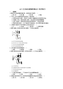 初中生物人教版 (新课标)七年级下册第五章 人体内废物的排出精品练习题