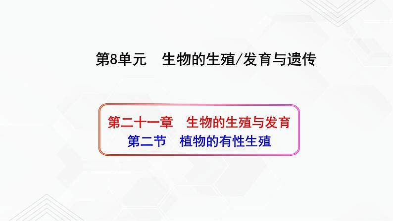 苏教版生物八年级下册 生物的有性生殖 课件PPT01