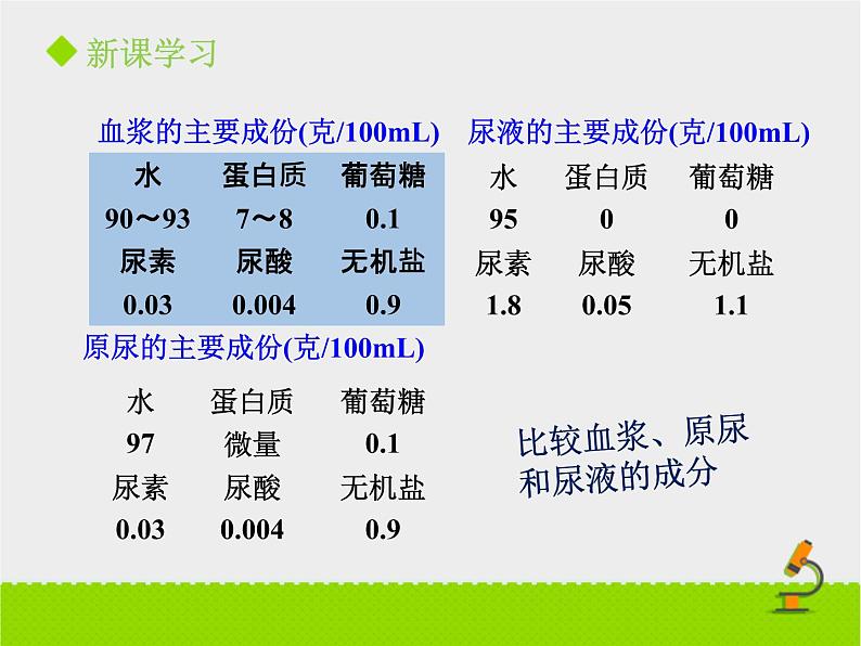 北京版生物七年级下册《尿液的形成和排出》课件PPT第二课时第8页