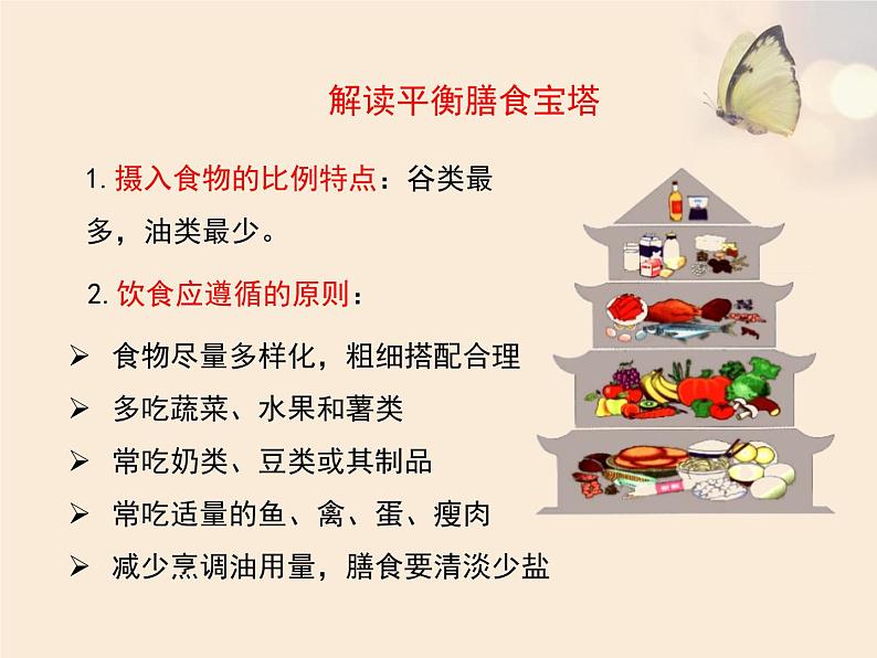 济南版七年级下册《合理膳食与食品安全》 PPT课件07