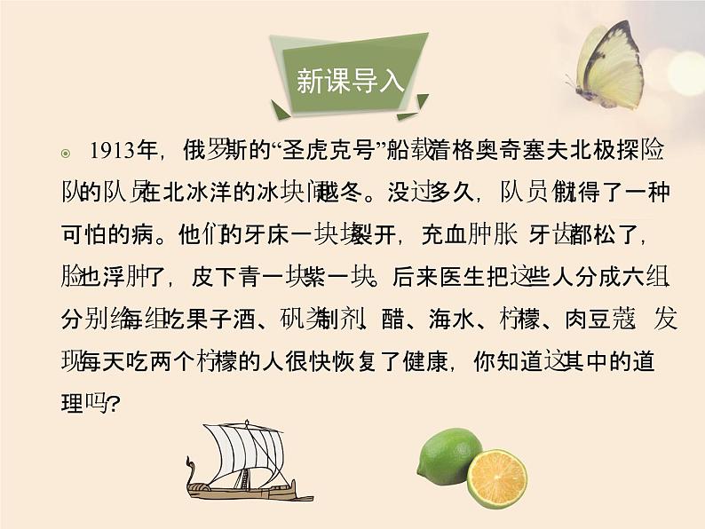 济南版七年级下册《食物的营养成分》 PPT课件02