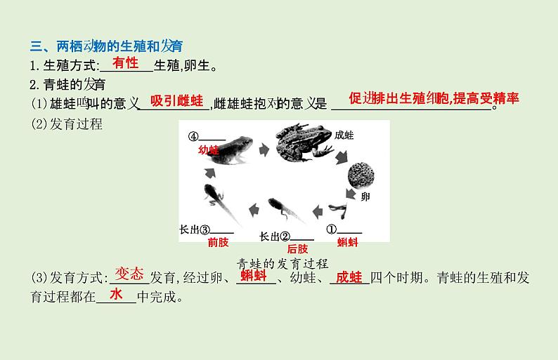 2021年春人教版生物中考教材梳理：第7单元 生物的生殖和发育  课件05