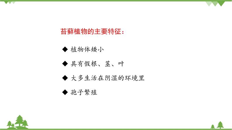 鲁科版（五四学制）生物六年级下册1.2《苔藓和蕨类植物》ppt课件08