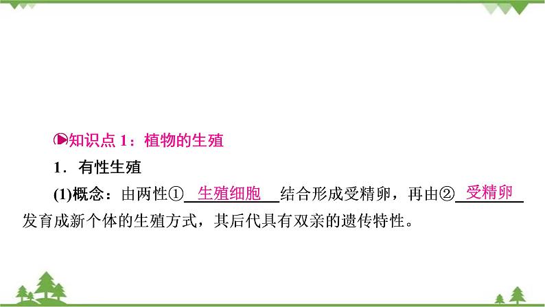 2021年生物中考人教版复习课件：第7单元 第1章 生物的生殖和发育03