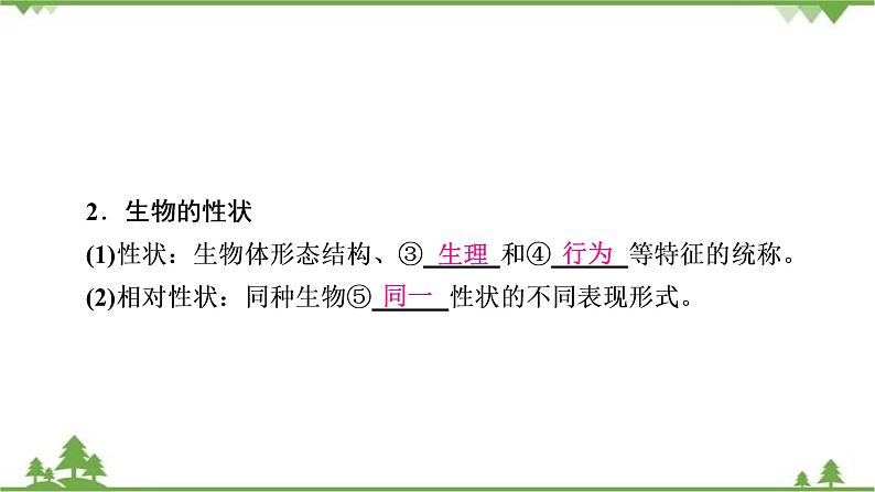 2021年生物中考人教版复习课件：第7单元 第2章 生物的遗传与变异04