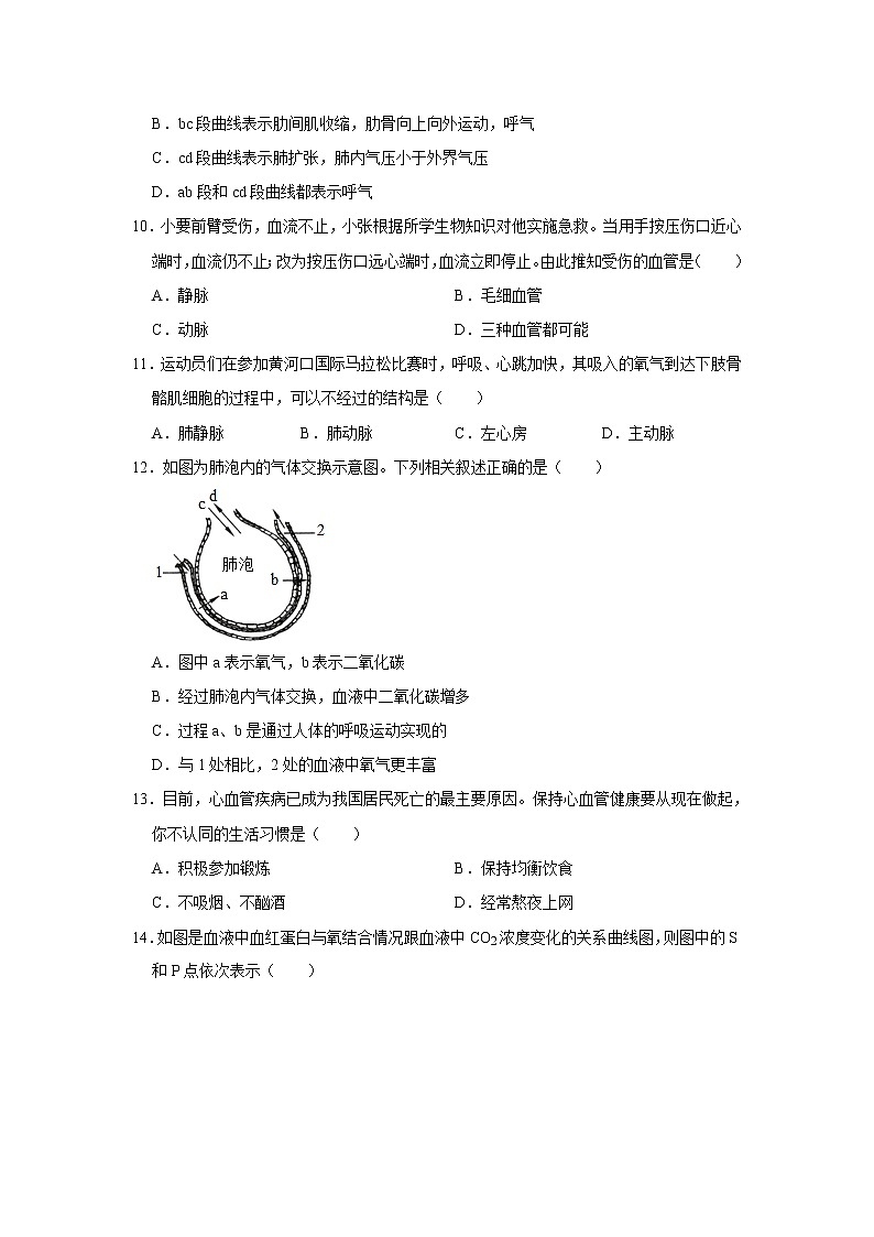 2020-2021学年山东省东营市广饶县七年级（上）期末生物试卷（五四学制）    解析版03