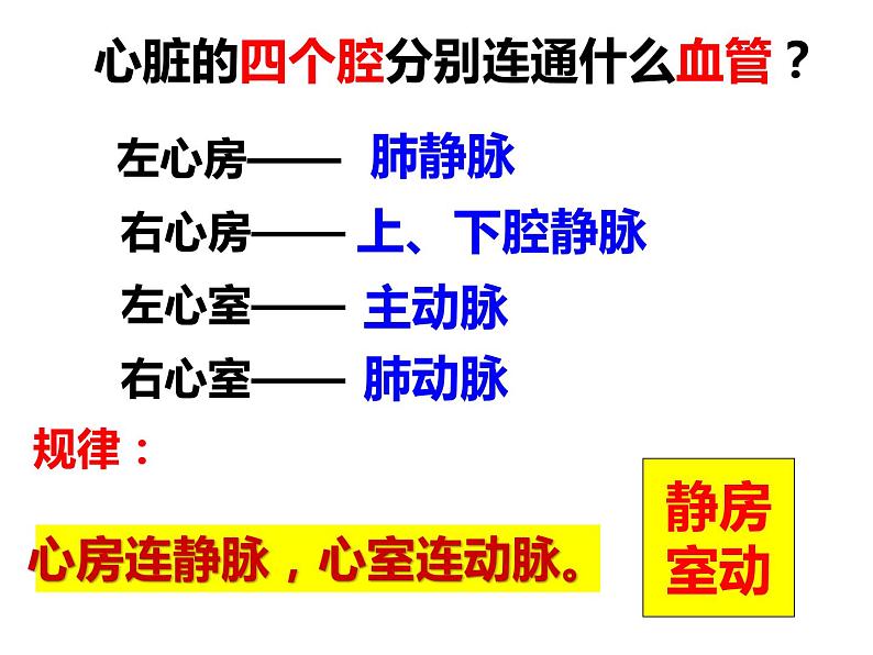 4.4.3 输送血液的泵——心脏 课件 人教版七年级生物下册第8页