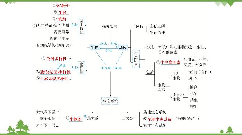 2021年中考生物北师大版复习 第1章 生命的世界 第2章 探索生命 课件05