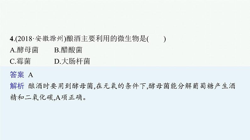 2021年中考生物总复习课件第十八讲　细菌、真菌和病毒第7页