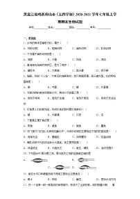 试卷 黑龙江省鸡西密山市（五四学制）2020-2021学年七年级上学期期末生物试题（word版含答案）