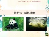 人教版生物八年级上册同步课件《哺乳动物》