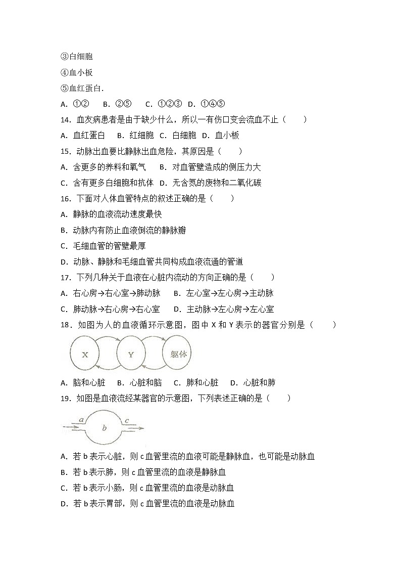 河南省南阳市淅川县-学七级（下）期末生物试卷（解析版）03