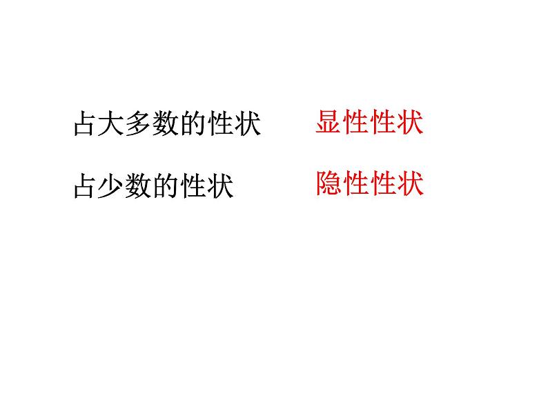 人教版八年级下册2.3基因的显性和隐性 课件05