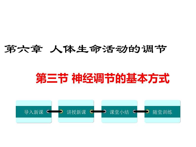 第三节 神经调节的基本方式 课件01