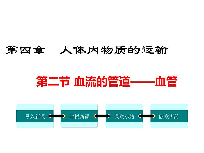 第二节 血流的管道——血管第1页