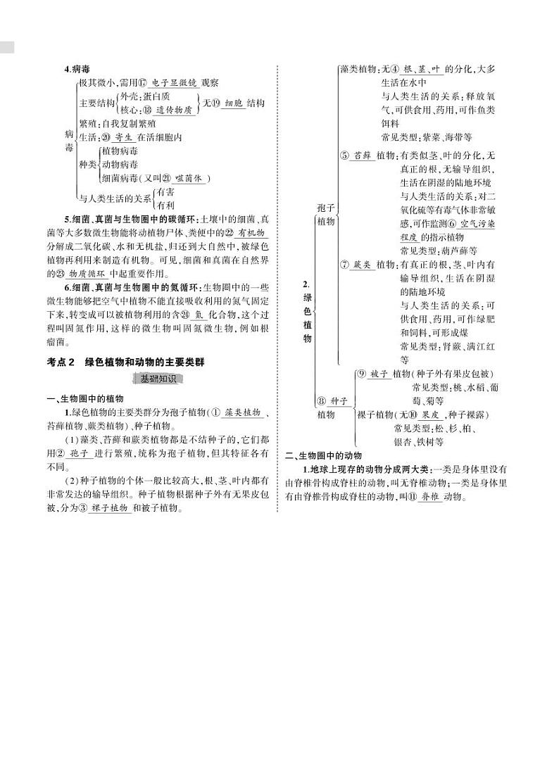 专题九 各种各样的生物02