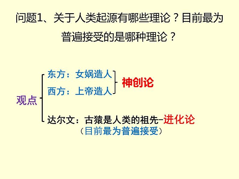 （人教七下）4.1.1 人类的起源和发展第4页