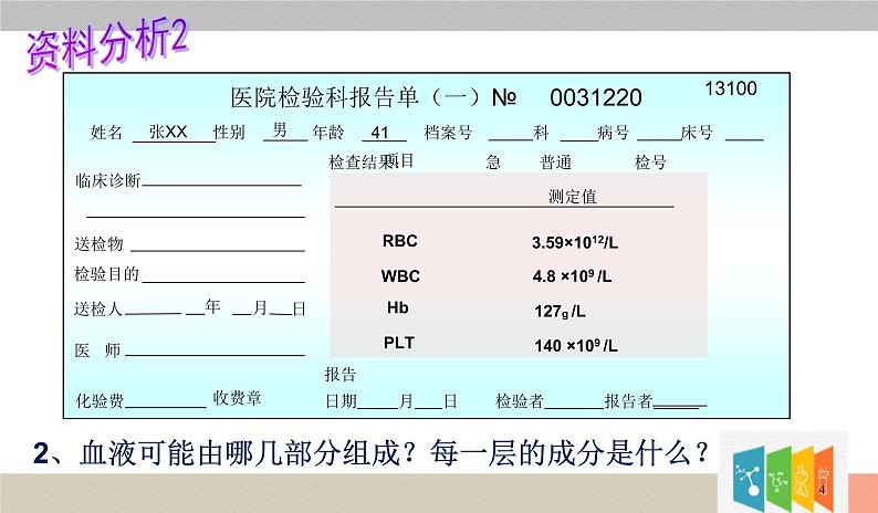 （人教七下）4.4.1 流动的组织——血液第4页