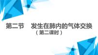 初中生物人教版 (新课标)七年级下册第二节 发生在肺内的气体交换课文内容课件ppt