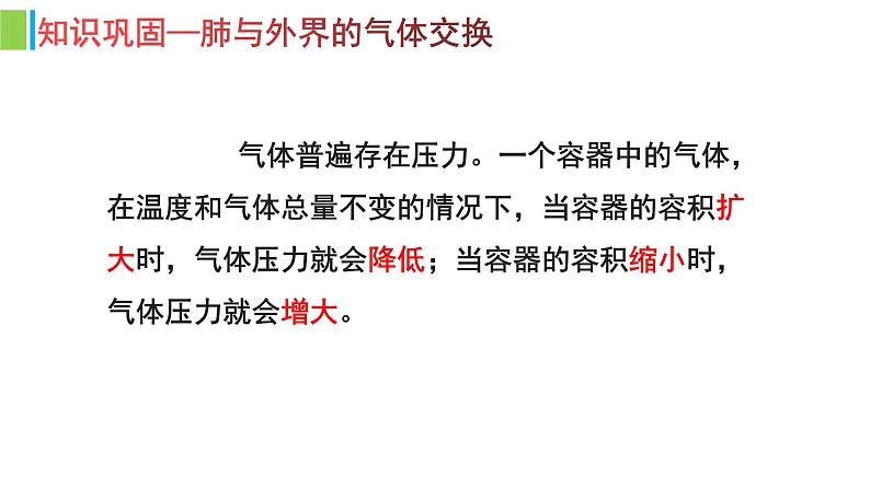 （人教七下）4.3.2 发生在肺内的气体交换（第二课时） 课件04