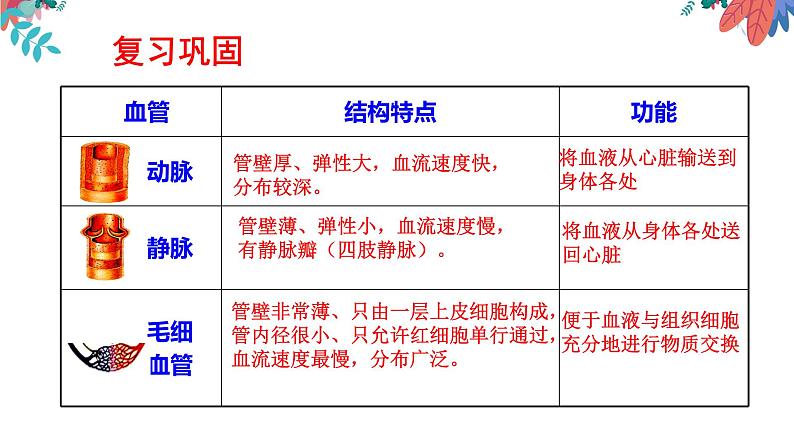 （人教七下）4.4.3 输送血液的泵——心脏 by 小薯课件第2页