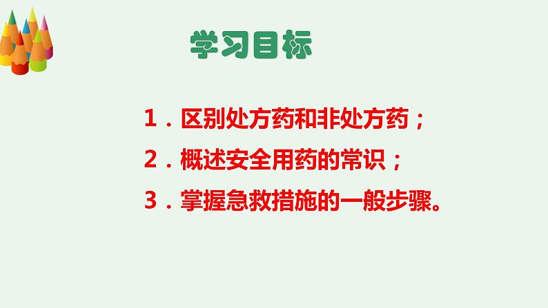 2020--2021学年人教版八年级下册8.2 用药与急救课件第2页