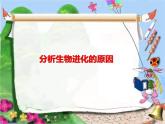 2020-2021学年人教版生物八年级下册7.3.3生物进化的原因课件