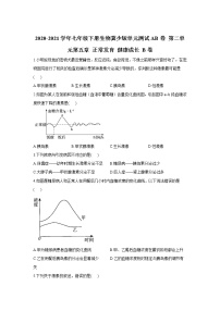 初中冀教版第五章 正常发育 健康成长综合与测试单元测试同步训练题