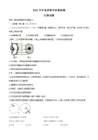 2021年山东省菏泽市曹县中考一模生物试题（word版 含答案）