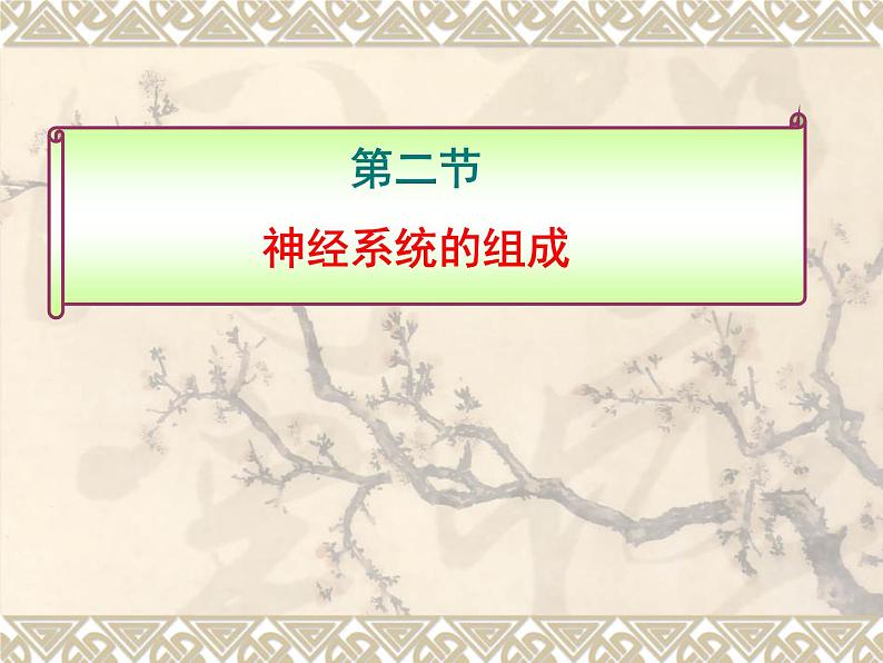 人教版生物七年级下册 4.6.2 神经系统的组成  课件（37张PPT）01