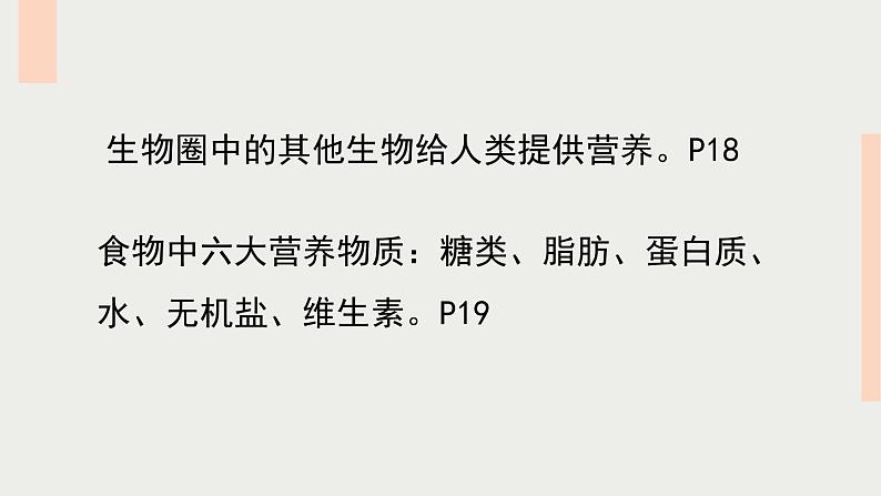 2020--2021学年人教版生物七年级下册 4.2.1 食物中的营养物质 课件（38张PPT）第4页